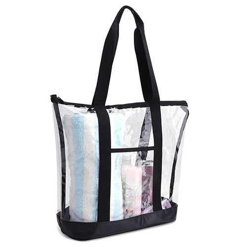 Transparent PVC shopping bag