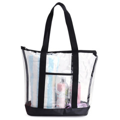 Transparent PVC shopping bag