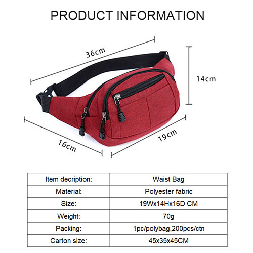 Men's Women's Waist Bag