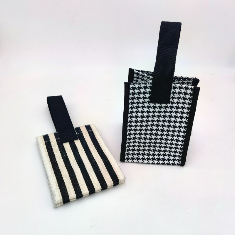 Mini Simple Style Cotton Canvas Clutch
