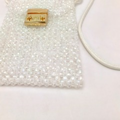 Handmade Beads Pochette Bag with Hasp
