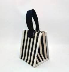 Mini Simple Style Cotton Canvas Clutch
