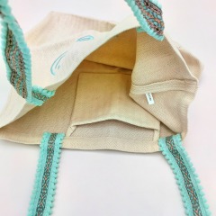 Embroidery Reusable Fabric Shopping Bag