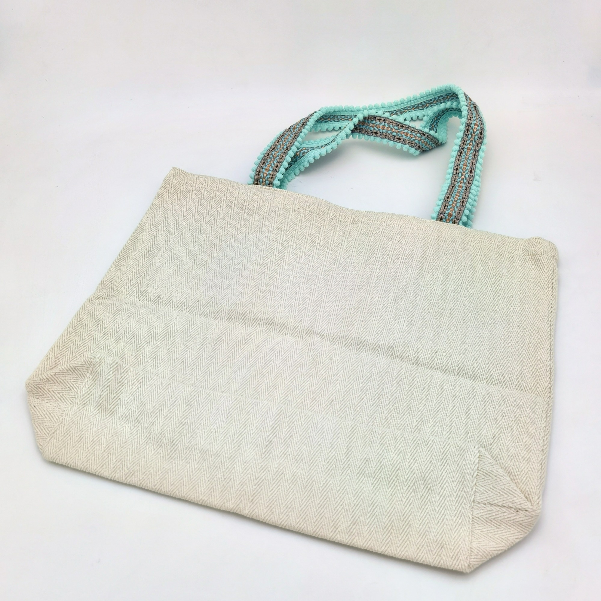Embroidery Reusable Fabric Shopping Bag