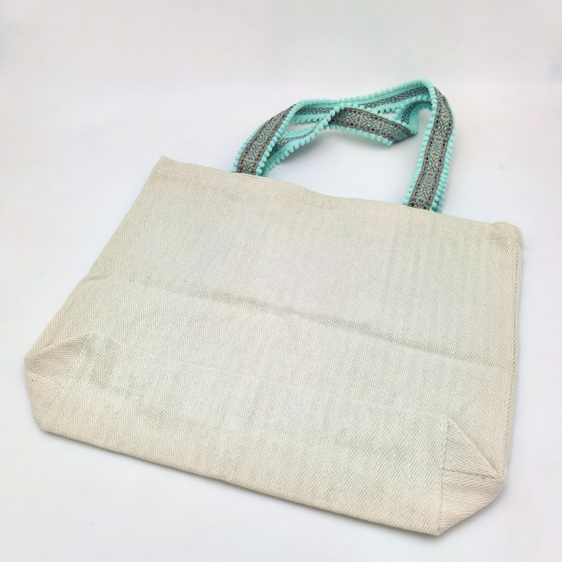 Embroidery Reusable Fabric Shopping Bag
