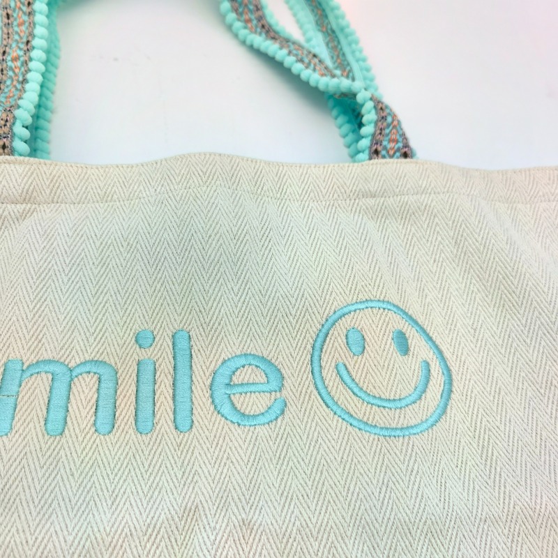 Embroidery Reusable Fabric Shopping Bag