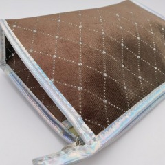 Stylish Luxe Silk Velvet Cosmetic Bag