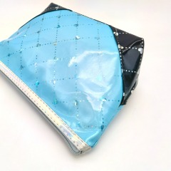 Heart Check Pattern Makeup Tools Zipper Organizer