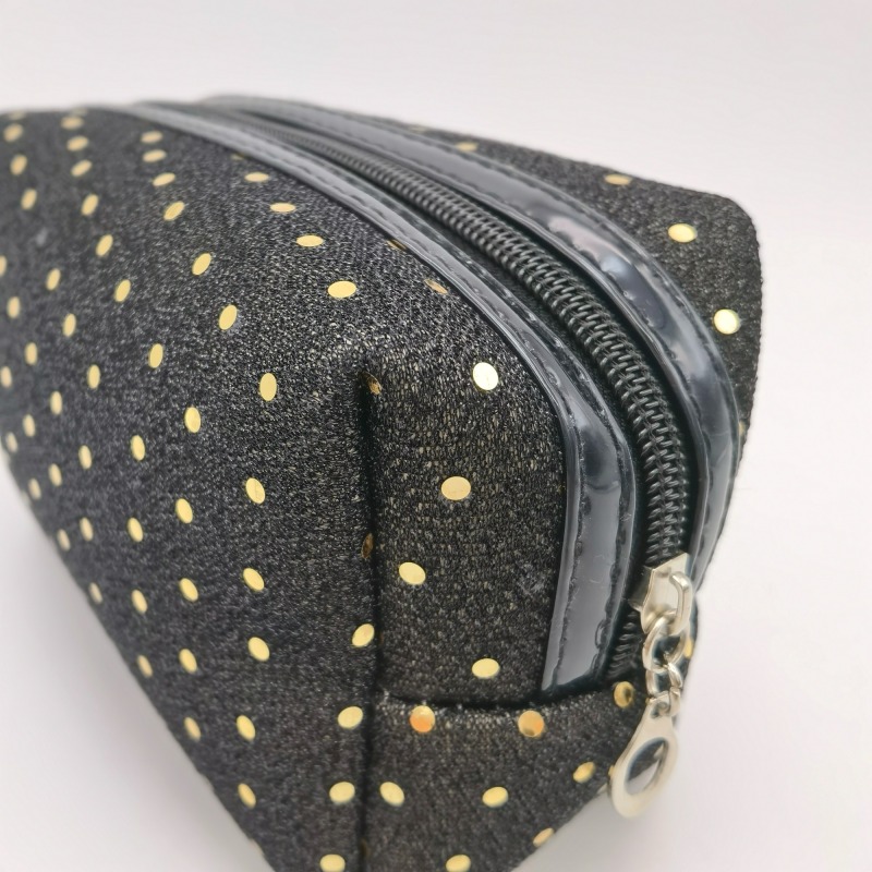Golden Points Black Makeup Tools Organizer