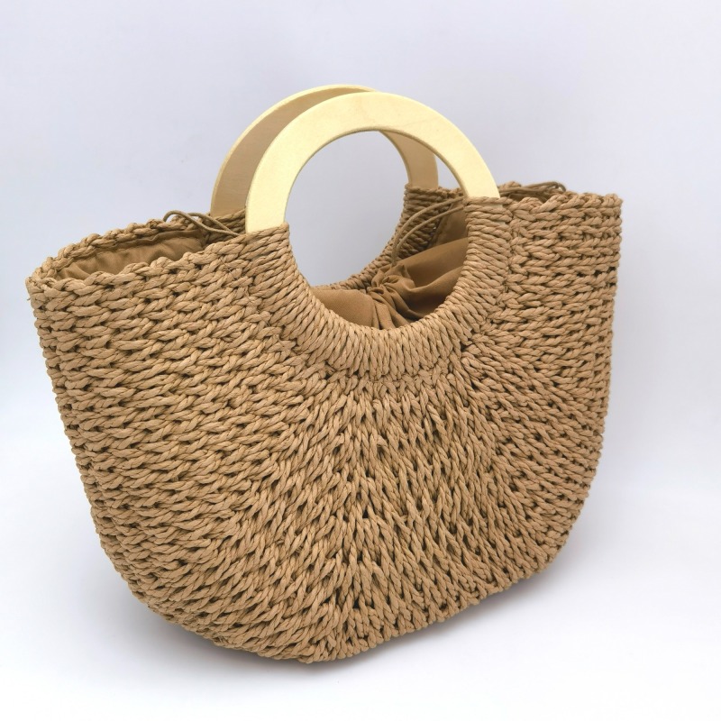 Hand Wowen Straw Shopping Bag