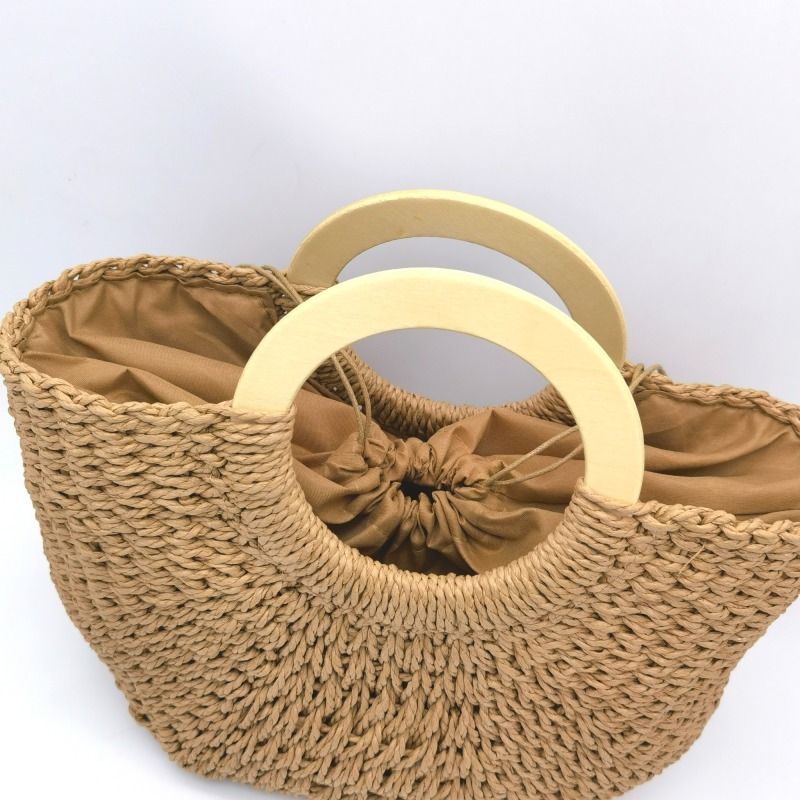 Hand Wowen Straw Shopping Bag