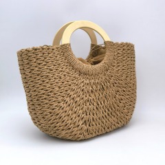 Hand Wowen Straw Shopping Bag