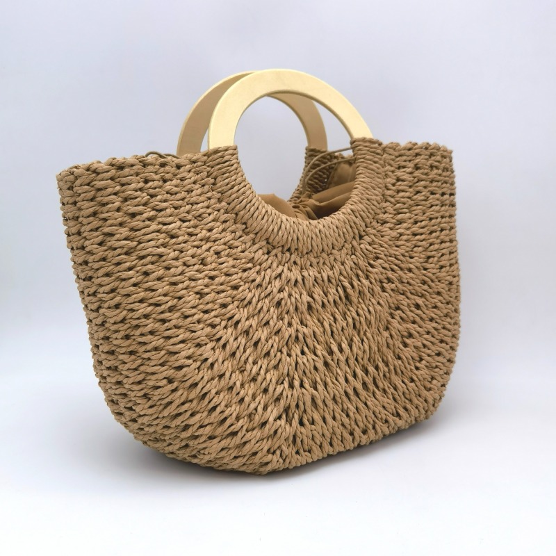 Hand Wowen Straw Shopping Bag