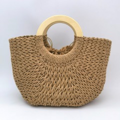 Hand Wowen Straw Shopping Bag