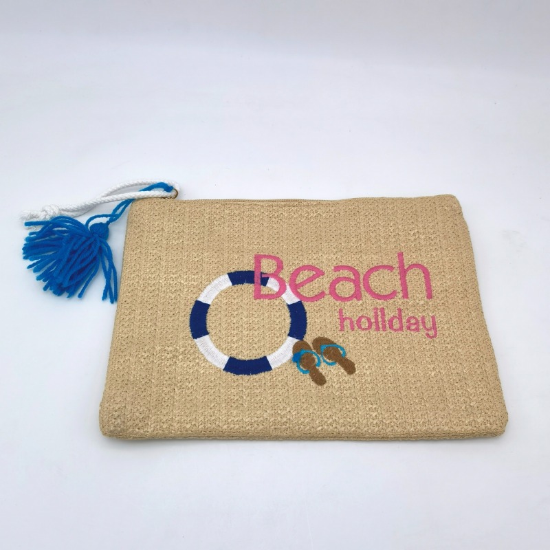 Hand Wowen Poolside Bag With Tassel