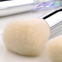 Shiny Iridescent Crystal 10pcs Makeup Brush Set