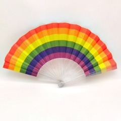 Bling Handle and Fabric Hand Fans