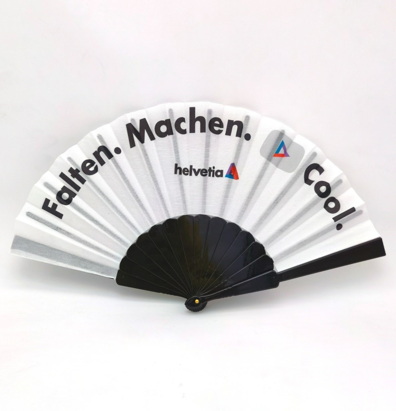 Good Quality Cotton Printed Hand Fans