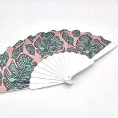 Paper Cover Plastic Handle Hand Fans