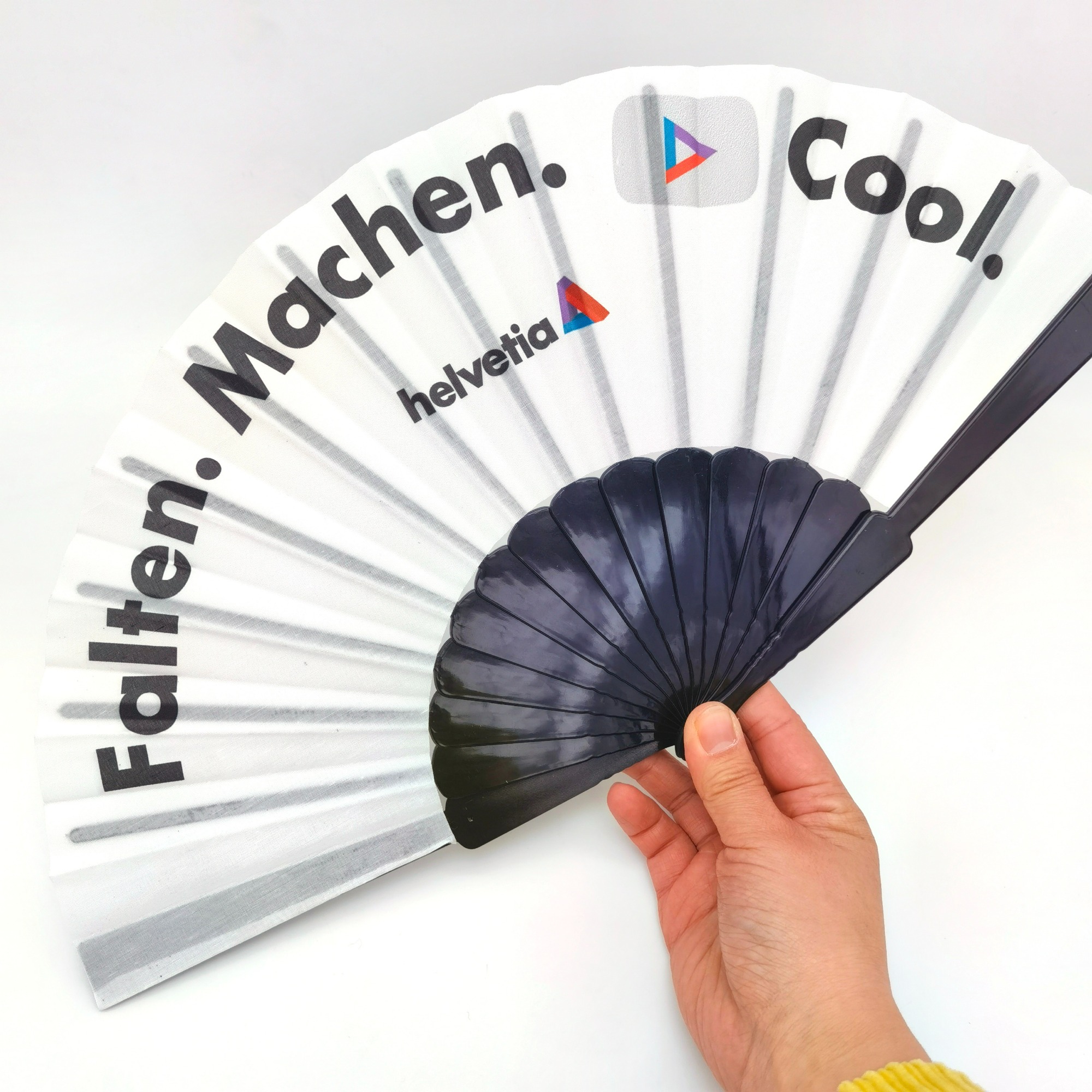 Good Quality Cotton Printed Hand Fans