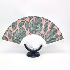 Paper Cover Plastic Handle Hand Fans