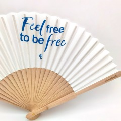 Quality Custom Cotton Cover Hand Fan