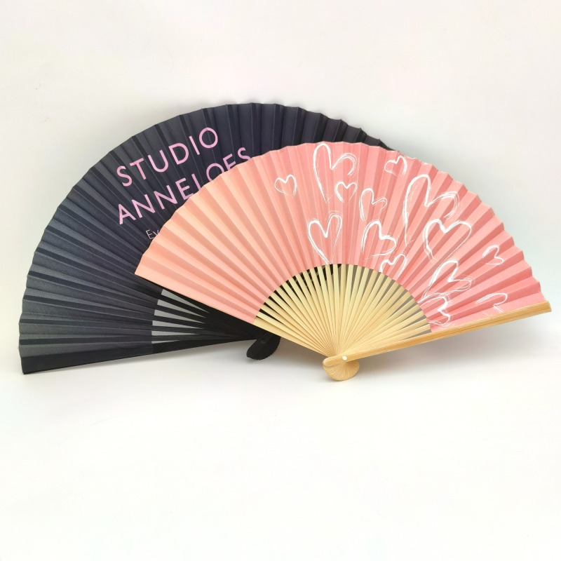 Sustainable Paper Wood Hand Fan