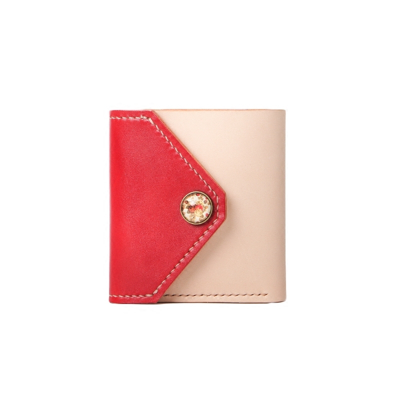 Quality Handmade Diamond Leather Mini Wallet
