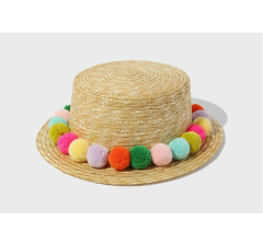 Handmade Bubble Straw Hat