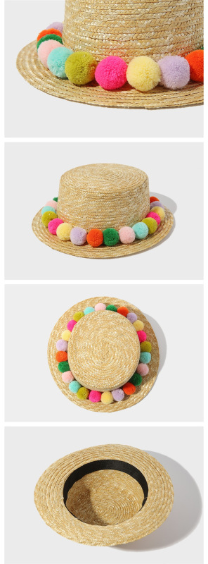 Handmade Bubble Straw Hat