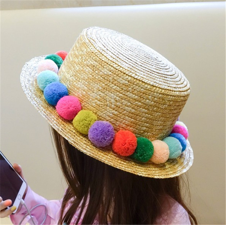 Handmade Bubble Straw Hat