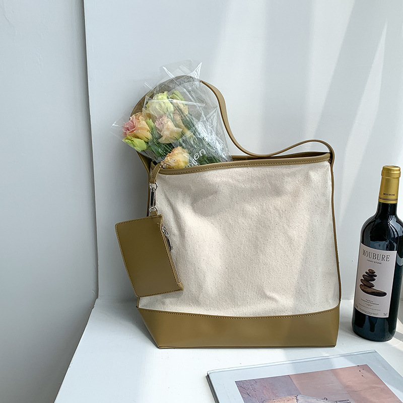Casual Canvas Shoulder Bag
