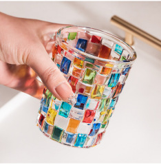 Colorful Painting Drinking Glass