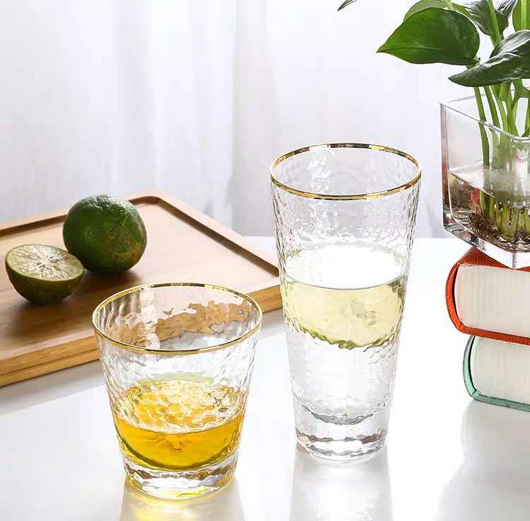 Ice Pattern Drinking Glass
