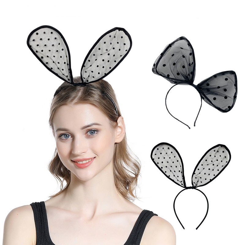 Lace Bunny Ear Hair Bands for Mannequins
