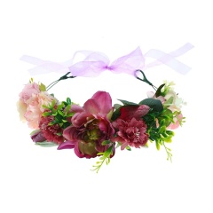 Mannequin Decoration Handmade Head Flowers Garland Headband