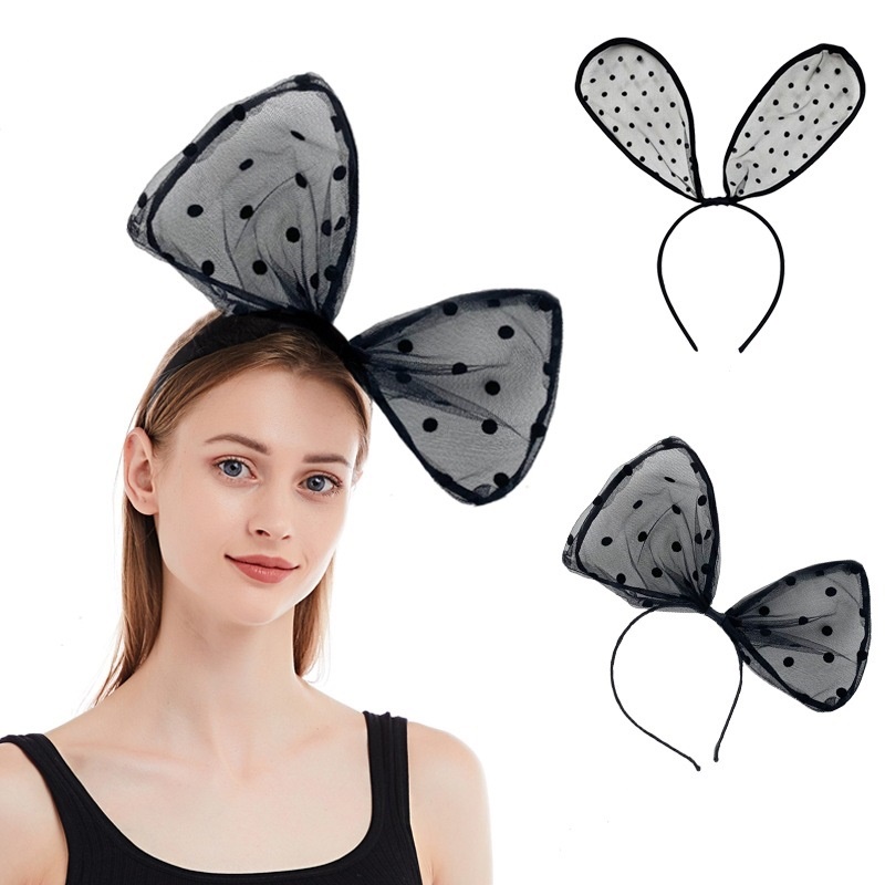 Lace Bunny Ear Hair Bands for Mannequins