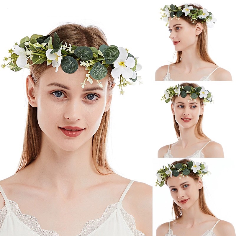 Handmade Head Flowers Crown Mannequin Decoration