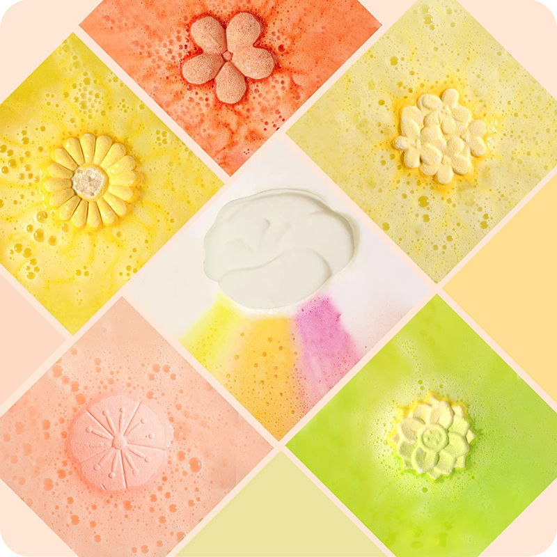 Rainbow Shower Steamers Bath Bombs