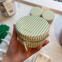 Round Jewelry Case