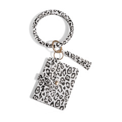 PU Card Holder Barcelet Keyrings