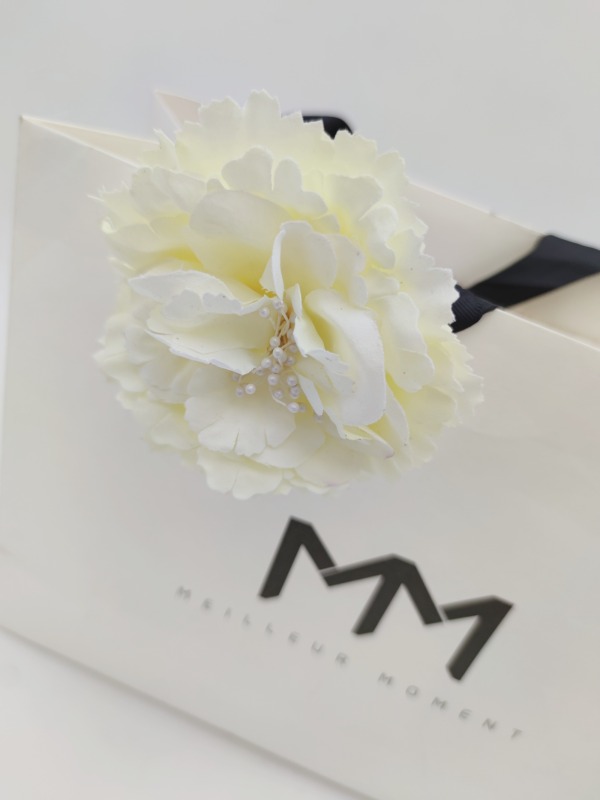 Shopping Bag Decoration Spring Moutan Peony Beach Flower