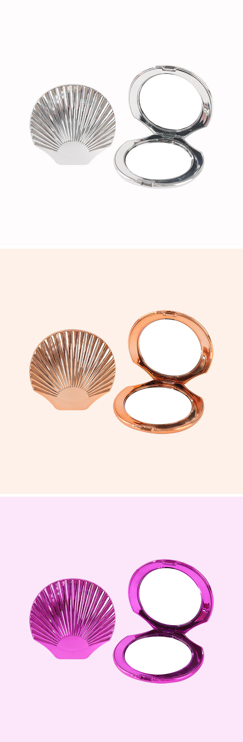 Adorable Iridescent Shell Mirror