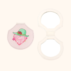 PU Shell Pocket Mirror