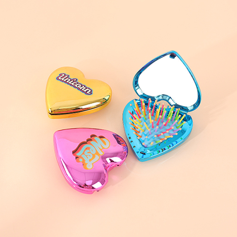 Foldable Pocket Mirror Air Cushion Comb