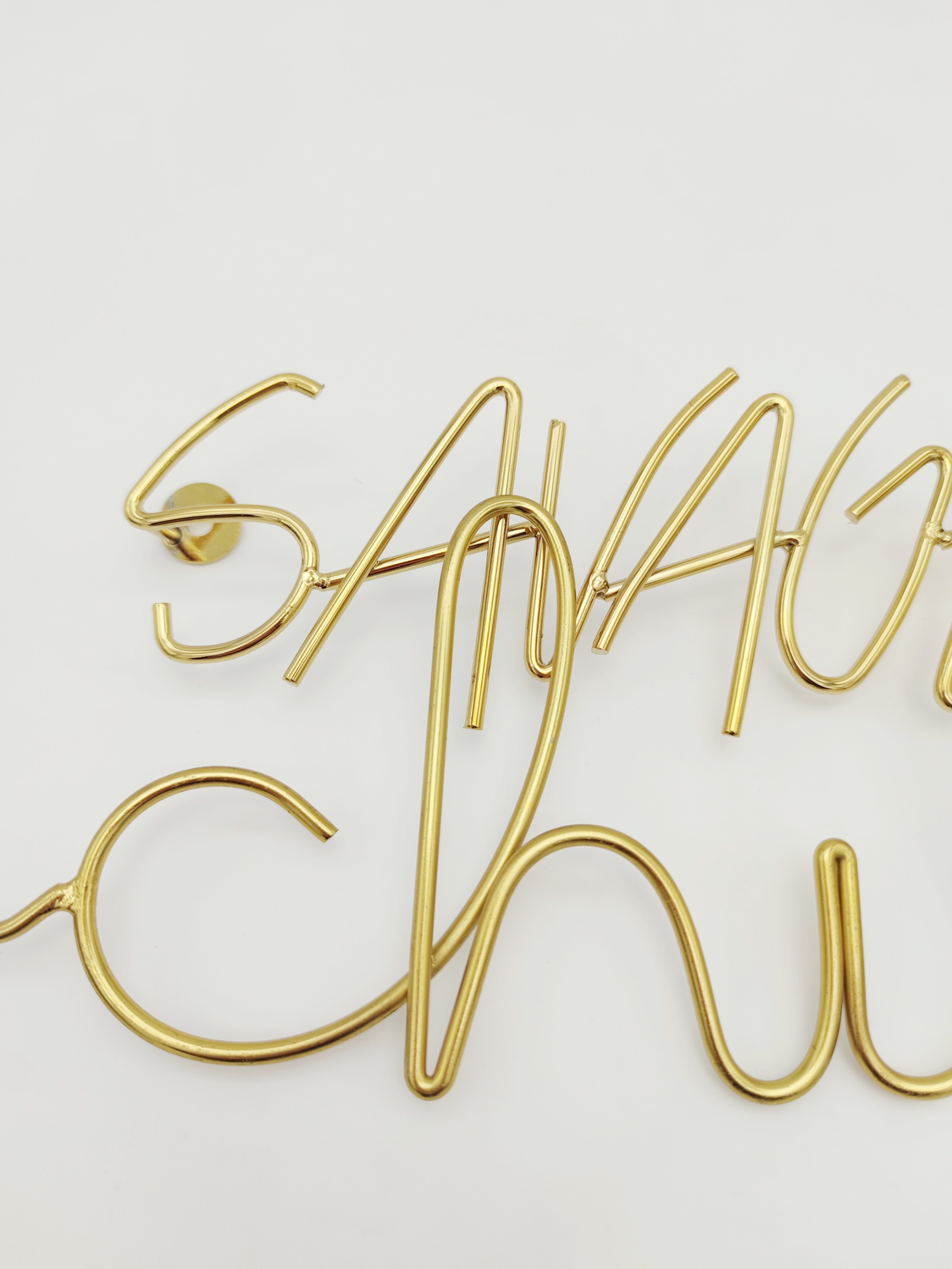 Wall Metal Accessory Necklace Holder