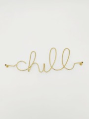 Wall Metal Accessory Hanger in Logo Shape