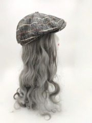 Autumn Winter Shop Mannequin Decoration Tartan Hat