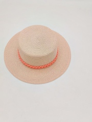 Chain Strap Summer Hand Weaving Straw Sun Hat