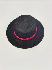Chain Strap Summer Hand Weaving Straw Sun Hat